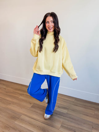 Power Play Track Pants-Deep Indigo