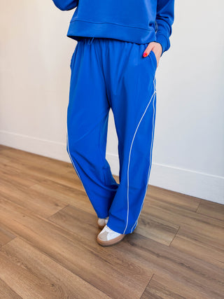 Power Play Track Pants-Deep Indigo