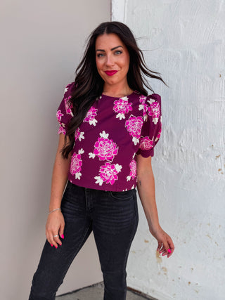 Viola Floral Top