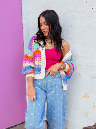 Happy Mix Cardigan