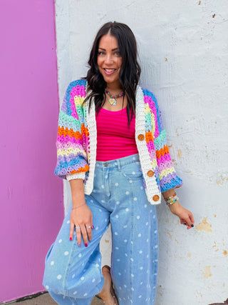 Happy Mix Cardigan