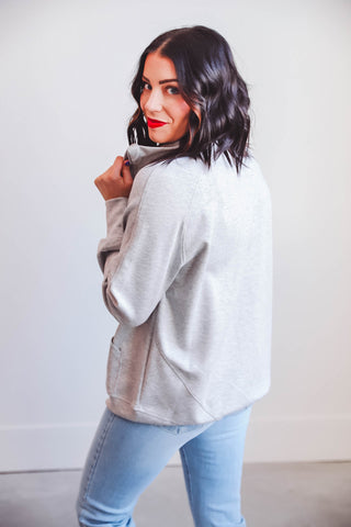 Hailey Jacket-Heather Grey