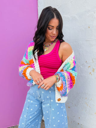Happy Mix Cardigan