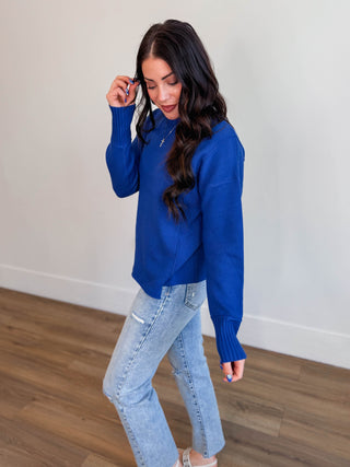 Sophia Sweater-Cobalt Blue