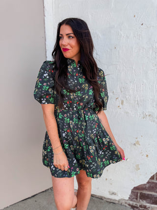 Simone Floral Mini Dress