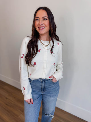 Peppermint Twist Cardigan