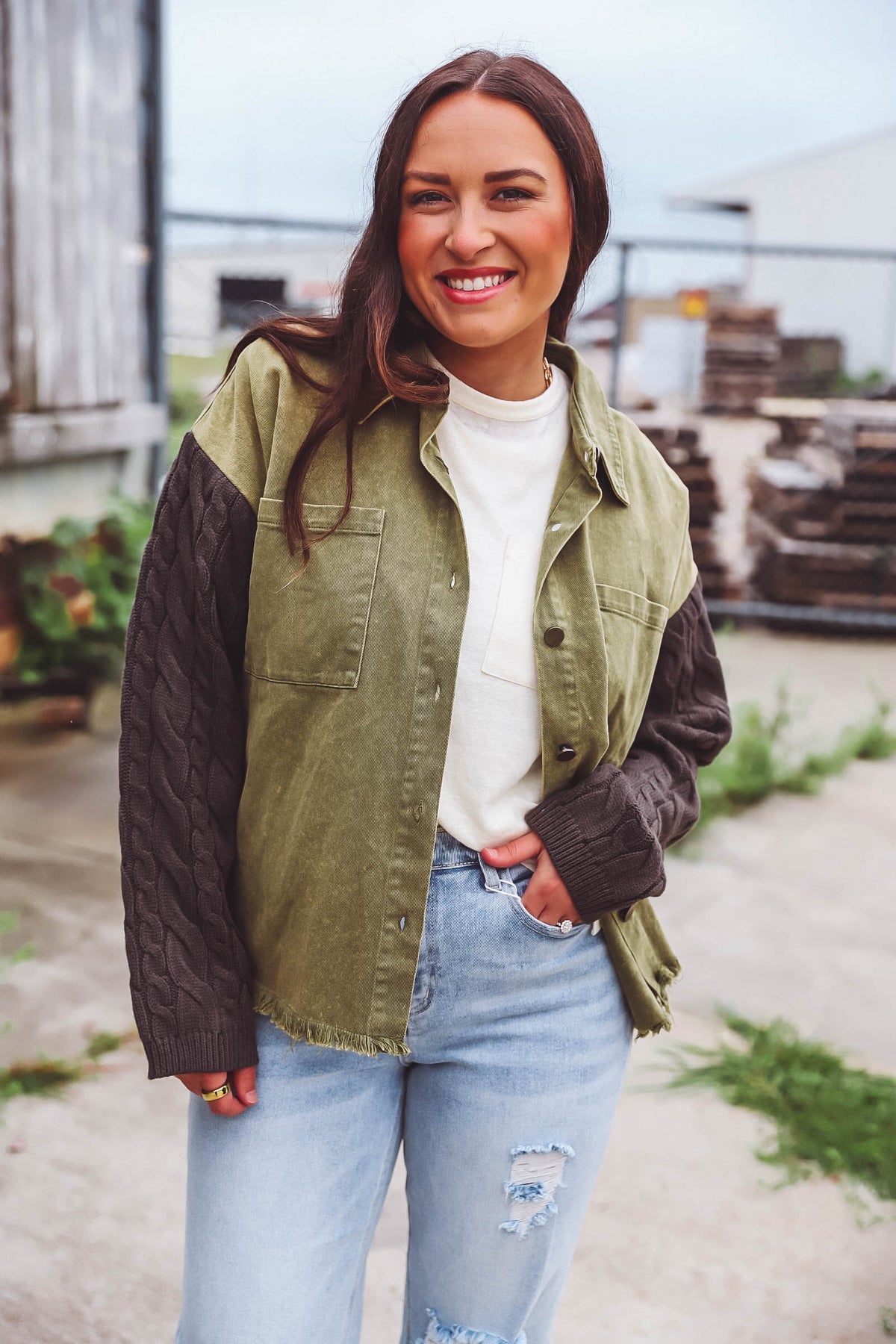 Nora Jacket-Olive