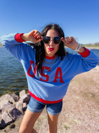 USA Knit Pullover
