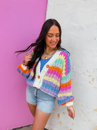 Happy Mix Cardigan