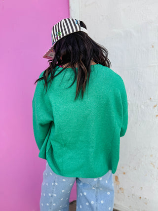 Main Character Cardigan-Green
