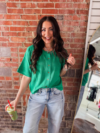 Avery Button Down Tee