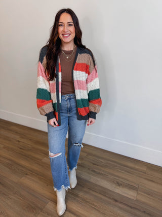 Tristin Long Sleeve Top-Mocha