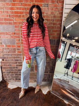 Love Struck Striped Cardigan