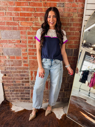 Laurie Color Block Top