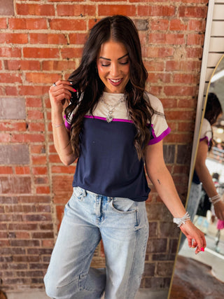 Laurie Color Block Top