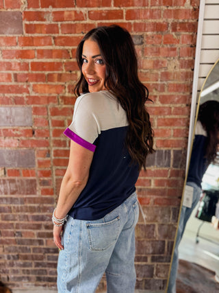 Laurie Color Block Top