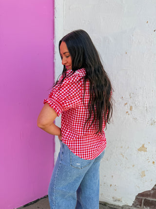 Ari Gingham Top