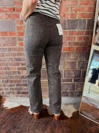 Statement Maker Leopard Denim