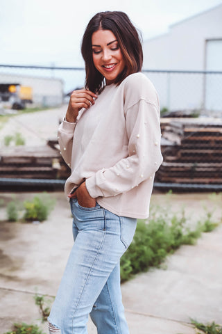 Kinzie Pullover-Light Taupe