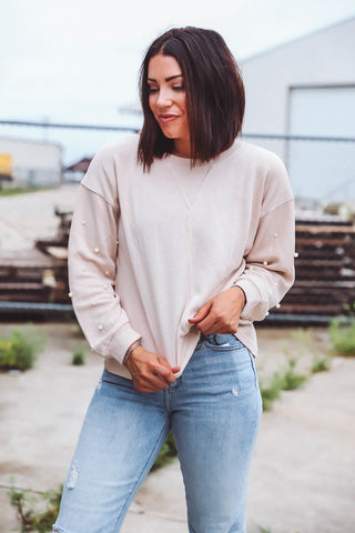 Kinzie Pullover-Light Taupe