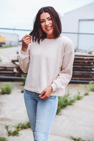 Kinzie Pullover-Light Taupe