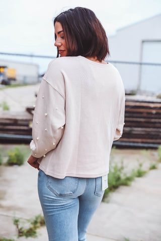 Kinzie Pullover-Light Taupe