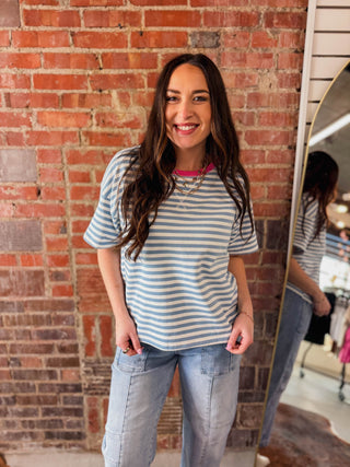 Tara Striped Tee