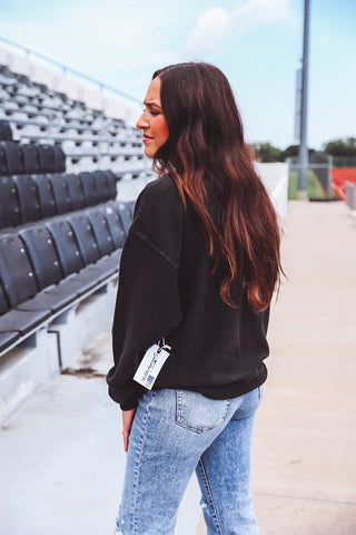 Nebraska Greene Volleyball Corded Crewneck