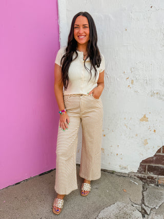 Chandler Gingham Pants