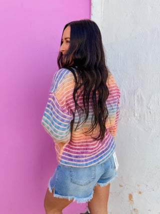 Colorburst Stripe Sweater