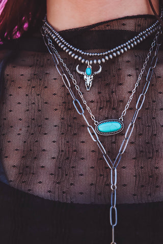 Longhorn Pendant Choker