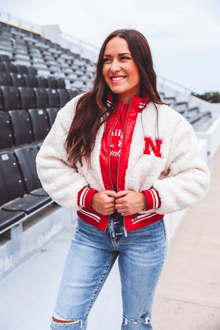 Nebraska Shipley Sherpa Jacket