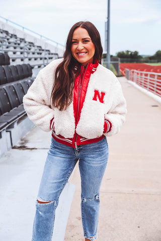 Nebraska Shipley Sherpa Jacket