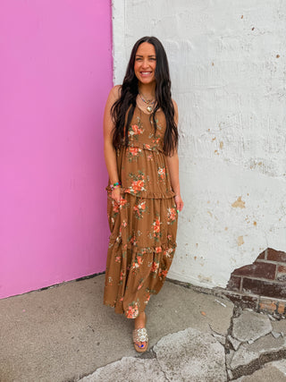 Kenlee Floral Midi Dress