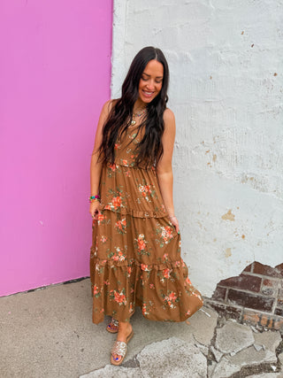Kenlee Floral Midi Dress