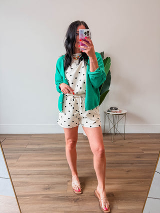 Main Character Cardigan-Green