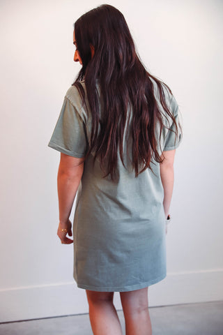 Kick Back Dress-Forest Fog-Thread & Supply