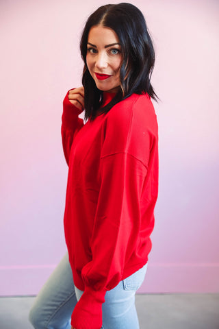 Rylin Sweater-Red