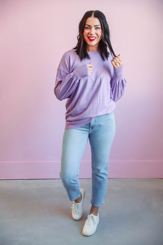 Rylin Sweater-Lavender