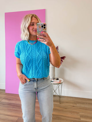 Josie Cable Knit Top