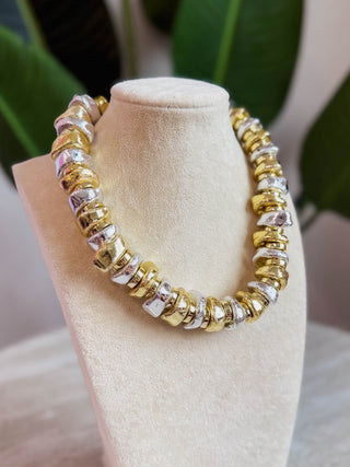 Liquid Mix Metal Necklace