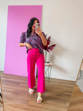 Trendsetter Pants-Hot Pink