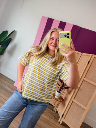 Maddox Striped Tee