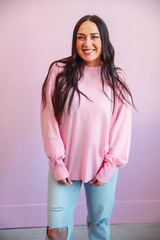 Rylin Sweater-Light Pink