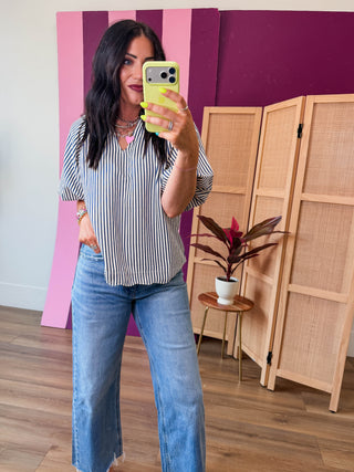 Jory Striped Top
