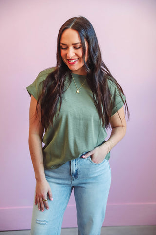 Jessica Tee-Light Olive