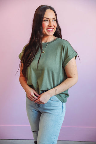 Jessica Tee-Light Olive