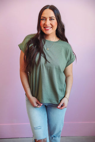 Jessica Tee-Light Olive