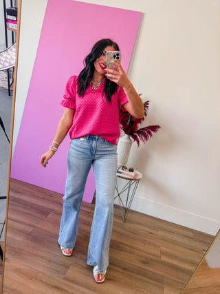 Susannah Top-Fuchsia