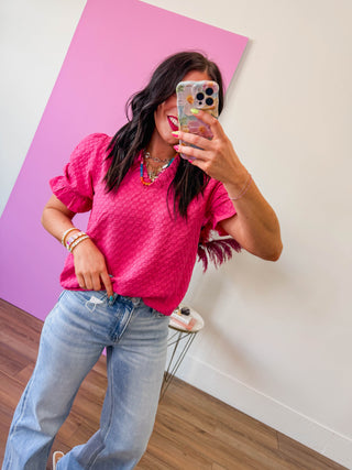 Susannah Top-Fuchsia